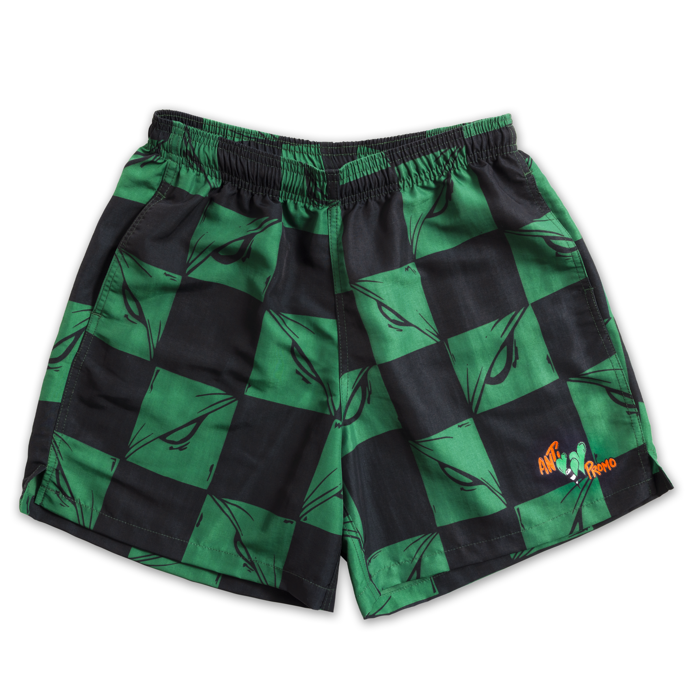 ANTI PROMO NYLON SHORTS - GREEN